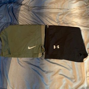 Nile and under armour shorts